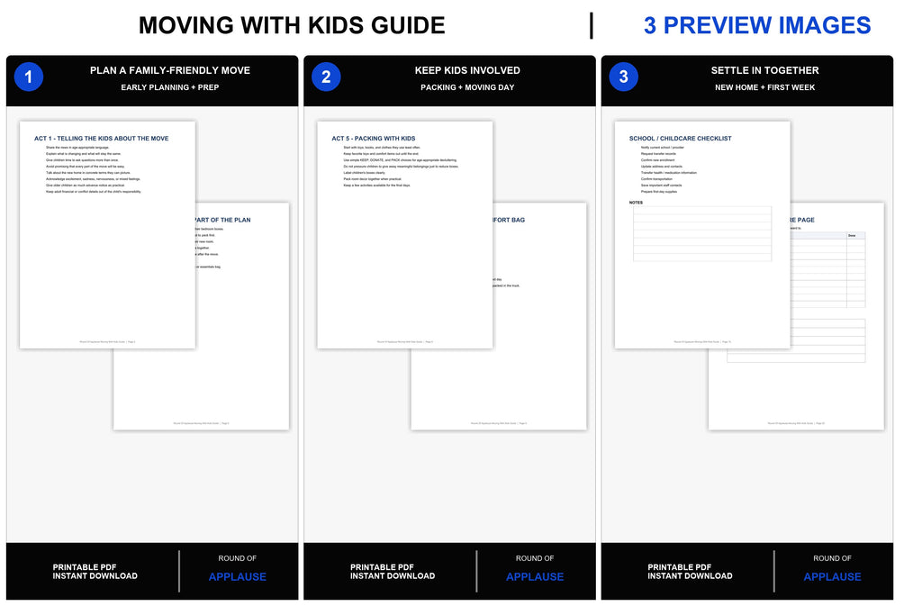 Family Moving Bundle PDF