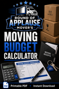 Moving Budget Calculator 17 Page PDF